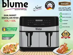 سرخ کن دوقلو برند بلوم کد 280مخزن 9 لیتر