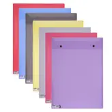 پوشه دکمه دار پاپکو مدل ارکید 124 - A3 - بسته 6 عددی