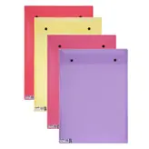 پوشه دکمه دار پاپکو مدل ارکید 124 - A3 - بسته 4 عددی