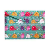 پوشه دکمه دار پاپکو مدل فیل های شاد کد P-106