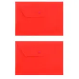 پوشه دکمه دار پاپکو مدل CLEAR M بسته 2 عددی