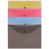 پوشه دکمه دار پاپکو مدل A4-116 B بسته 12 عددی