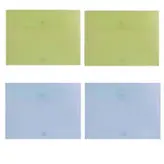 پوشه دکمه دار پاپکو مدل شفاف کد A4-104 بسته 4 عددی