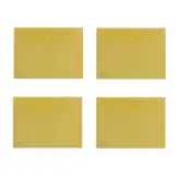 پوشه دکمه دار پاپکو مدل A4 بسته 4 عددی