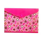 پوشه دکمه دار پاپکو مدل قلب کد P-109