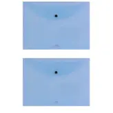 پوشه دکمه دار پاپکو مدل A4-116BT سایز A4 بسته 2 عددی