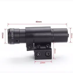 لیزر تفنگ بادی با دو استند مدل hj-11c با نور قرمز