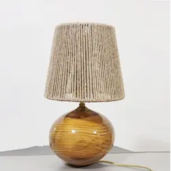 آباژور رومیزی لوتوس لایت مدل نادیا 2 شکلاتی