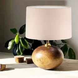 آباژور رومیزی لوتوس لایت مدل نادیا 2 شکلاتی