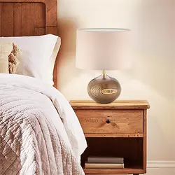 آباژور رومیزی لوتوس لایت مدل نادیا 2 شکلاتی