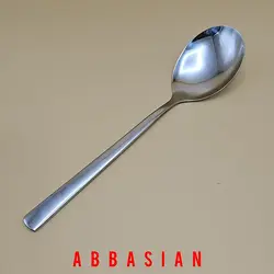 قاشق خورشت بیضی استیل