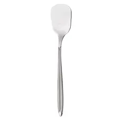 قاشق بستنی خوری ناب استیل مدل پالرمو مات ( سندبلاست ) 6 پارچه