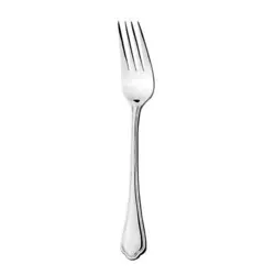 چنگال میوه خوری ناب استیل مدل ونیز ساده 6 پارچه