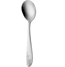 قاشق سالاد ناب استیل مدل امپریال ساده 1 پارچه