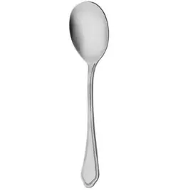 قاشق سرو خورشت ناب استیل مدل ونیز مات ( سندبلاست ) 1 پارچه