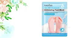 ماسک پا درمانی شیر بز جورابی سادور | Sadeor