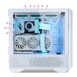 کیس کامپیوتر لیان لی مدل LANCOOL III RGB 3R-W White