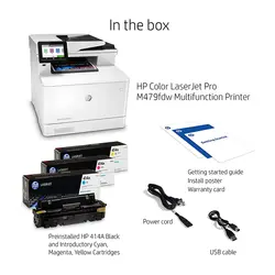 پرینتر رنگی اچ پی مدل LaserJet Pro MFP M479fnw