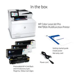 پرینتر رنگی اچ پی مدل LaserJet Pro MFP M479fdn