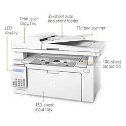 پرینتر سیاه و سفید اچ پی LaserJet Pro MFP M130fn