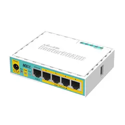 روتر و اکسس پوینت بی‌سیم میکروتیک مدل RB750UPr2 | hEX PoE lite