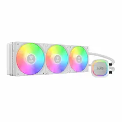 خنک کننده مایع پردازنده گیم دیاس مدل Aura GL360 V2 White