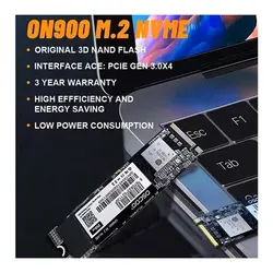 اس اس دی 256 گیگابایت اسکو مدل ON900 M.2 2280 PCIe NVMe