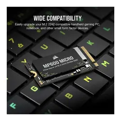 اس اس دی 1 ترابایت کورسیر مدل MP600 MICRO PCIe NVMe M.2 2242