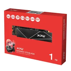 اس اس دی 1 ترابایت ای دیتا مدل XPG GAMMIX S70 Blade M2 2280 NVMe