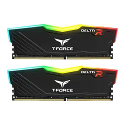 رم تیم گروپ مدل T-Force DELTA RGB DDR4 16GB Dual 3200MHz CL16