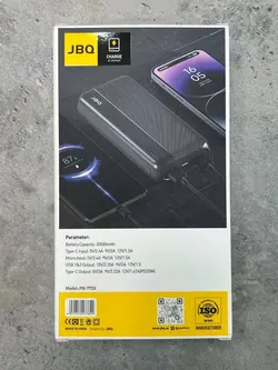 پاوربانک جی بی کیو 20 هزار برند JBQ مدلpb-7720 اصلی