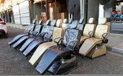 صندلی ارایشگاهی وارداتی با چرم درجه یک دارای گارانتی