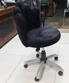 صندلی ارایشگاهی و میز تحریری پنج انگشتی با پارچه دیاموند