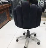 صندلی ارایشگاهی و میز تحریری پنج انگشتی با پارچه دیاموند