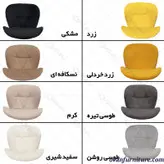 چهارپایه هیدیکا مبلمان مدل لارا پایه ایفلی روکش پارچه