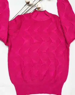 بافت یقه اسکی لورنزا سرخابی