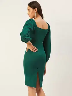 پیراهن سبز رنگ انوی