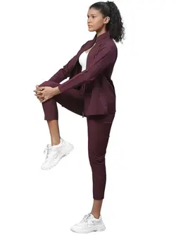 لباس ورزشی شرابی رنگ چکوکو