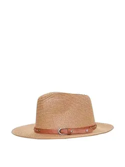 کلاه قهوه ای رنگ حصیری فوراور