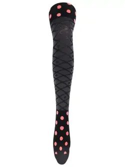 جوراب مشکی رنگ طرحدار بونجور