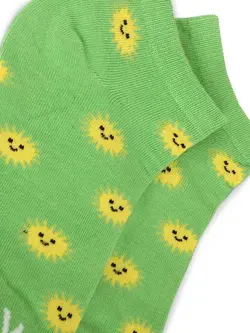 جوراب سبز رنگ طرحدار فوراور