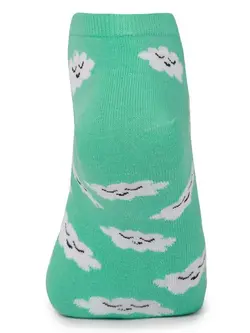 جوراب سبز رنگ طرحدار فوراور