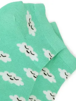 جوراب سبز رنگ طرحدار فوراور