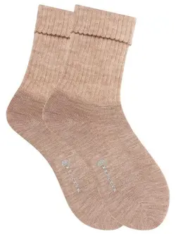 جوراب رنگ بژ بونجور