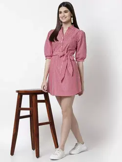 پیراهن قرمز رنگ استایل کوشنت