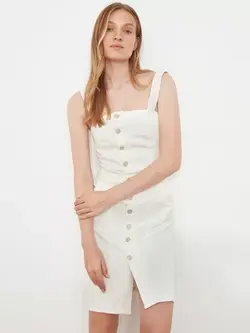 لباس مجلسی سفید رنگ ترندیول