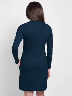 لباس مجلسی سورمه ای رنگ بیواکوف