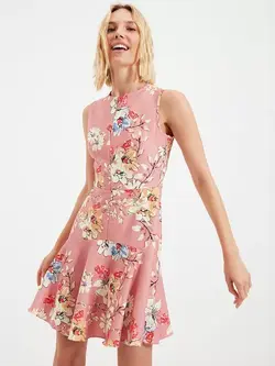 لباس مجلسی صورتی رنگ ترندیول