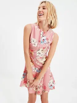 لباس مجلسی صورتی رنگ ترندیول