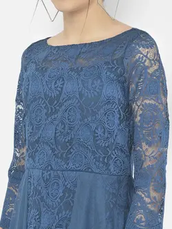 پیراهن آبی رنگ ایوان